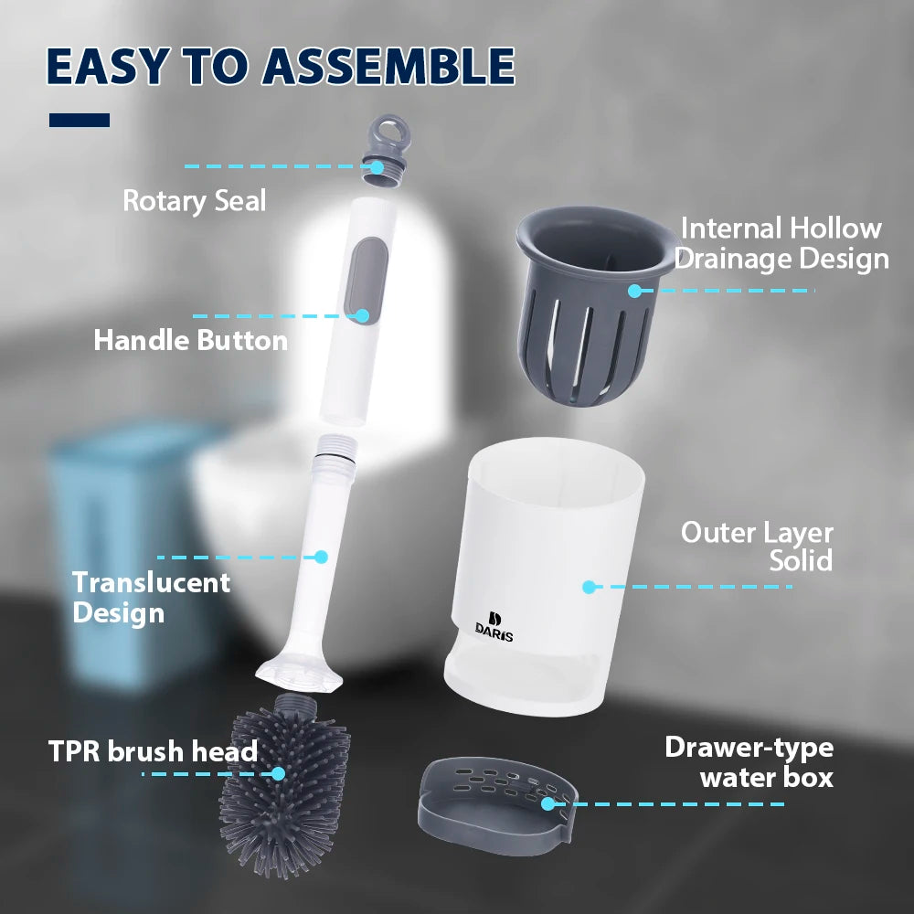 Eco-Friendly Toilet Brush with Holder™
