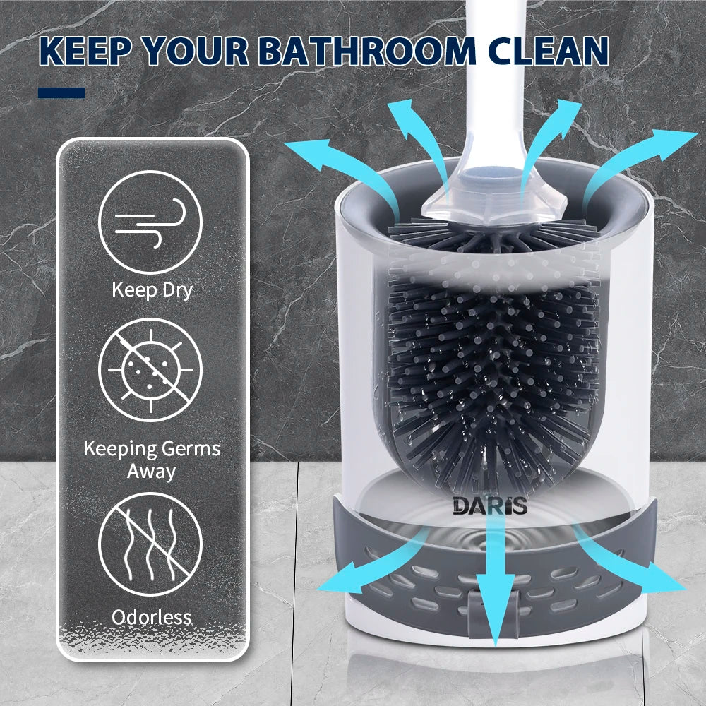 Eco-Friendly Toilet Brush with Holder™