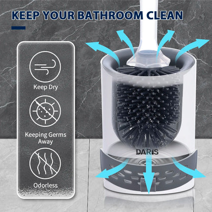 Eco-Friendly Toilet Brush with Holder™
